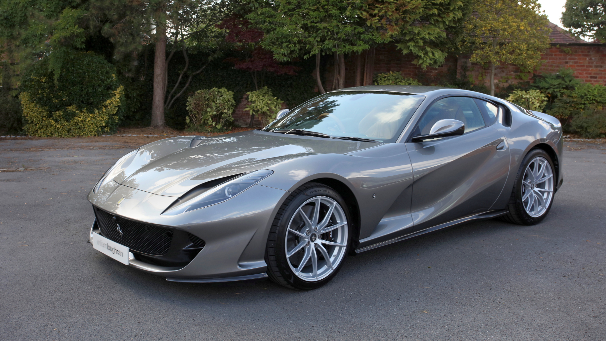 silver ferrari 812 superfast